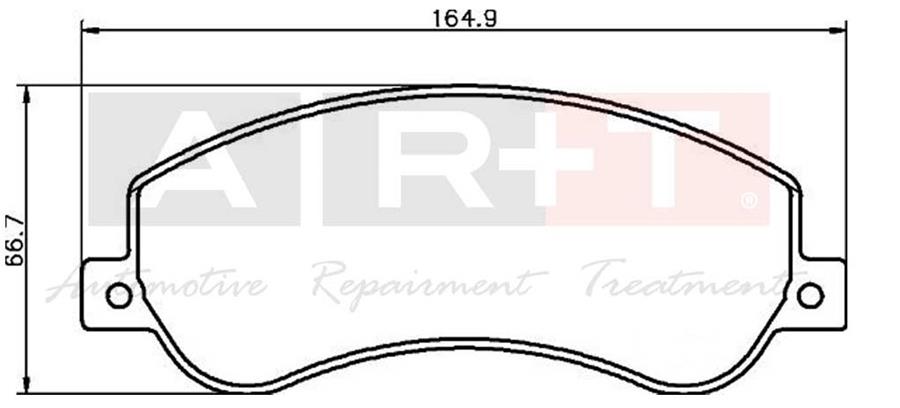 FREN BALATA ON 07> TRANSIT-AMAROK 2.2-2.4tdci V347 "AR.CEK"