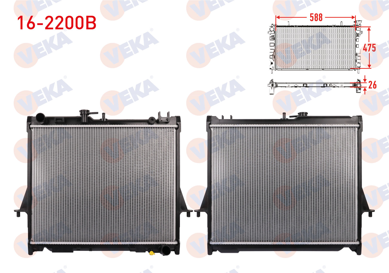 RADYATOR 02> D-MAX 2.5ditd +MS