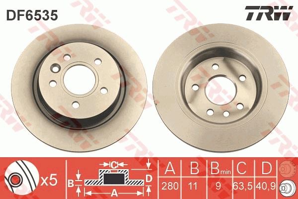DISK ARKA 12> V40 "280mm"