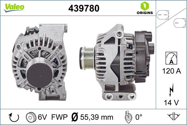 ALTERNATOR KMP 10> EGEA-DOBLO-G.PUNTO-500L 1.3mjt
