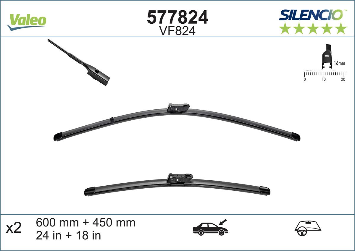 SILGI SUPURGESI TK 60+45cm 18> CADDY-OCTAVIA