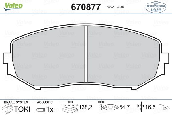 FREN BALATA ON 06> G.VITARA 1.6i-2.0i 16V 1.9d 16V